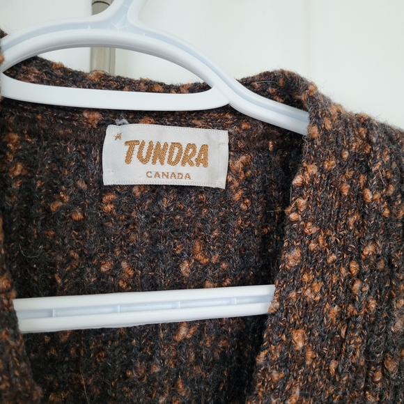 Vintage Wool Tundra Canada Textural Cardigan Sweater - Picture 3 of 9